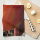 Tomato Red Handtuch (Viertel Falte)