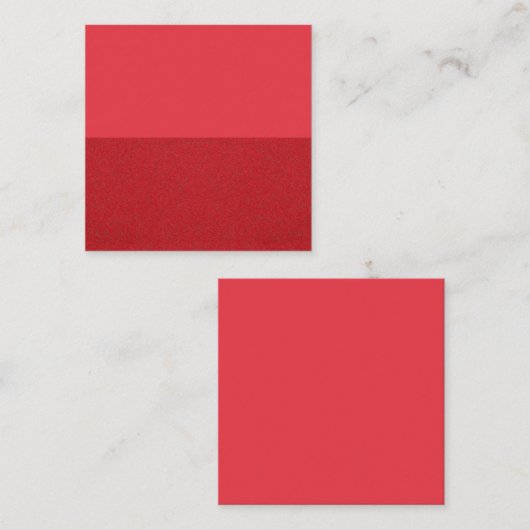 Tomato Red Horizon Split Enclosure Card (Custom) Begleitkarte (Vorne/Hinten)