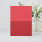 Tomato Red Invite - Materie & Textured Custom Desi Einladung (Stehend Vorderseite)