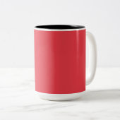 Tomato Red Keramik Coffee Tasse - Anpassbar (VorderseiteRechts)
