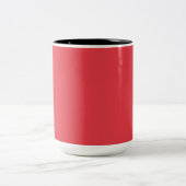 Tomato Red Keramik Coffee Tasse - Anpassbar (Mittel)