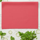Tomato Red Kitchen Handtuch - Anpassbar (Gefaltet)