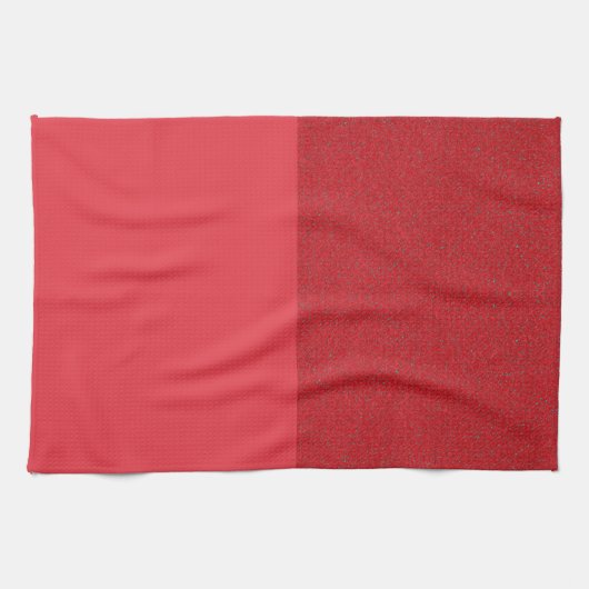 Tomato Red Kitchen Handtuch - Anpassbar (Horizontal)