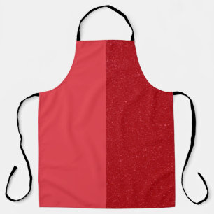 Tomato Red Koch Schürze mit zwei Bildschirmen - An