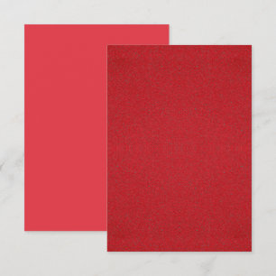 Tomato Red Noise Custom Insert Card