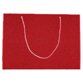Tomato Red Noise-Effect Geschenktasche (groß) - Cu Große Geschenktüte (Rückseite)