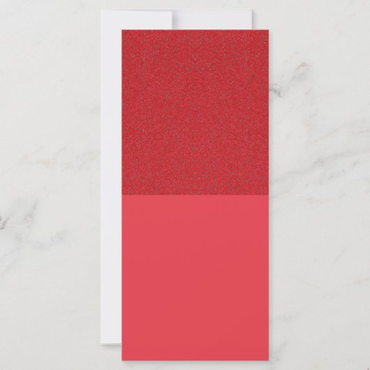Tomato Red Noise Flat Card - Anpassbare Schere (Vorderseite)