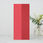 Tomato Red Noise Flat Cards Bulk - Anpassbar (Stehend Vorderseite)