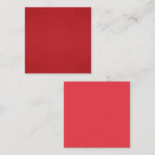 Tomato Red Noise Texture Business Card - Anpassen Quadratische Visitenkarte