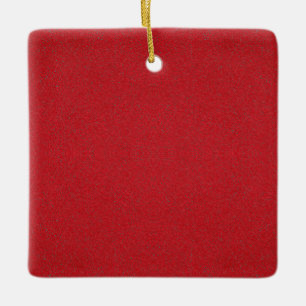 Tomato Red Noise Texture Ornament - Anpassbar