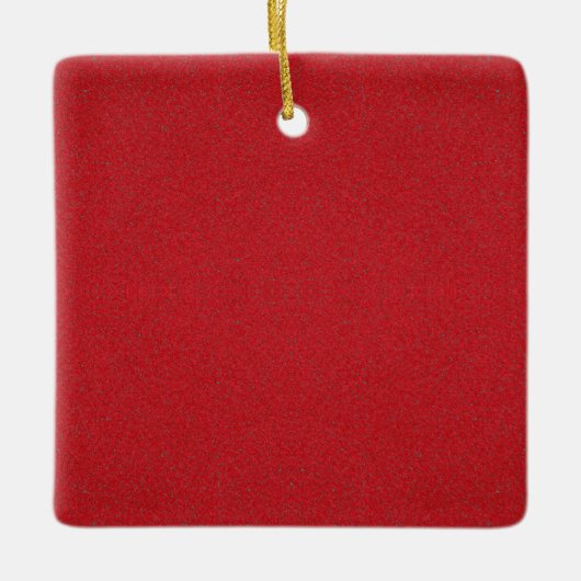 Tomato Red Noise Texture Ornament - Anpassbar (Vorderseite)