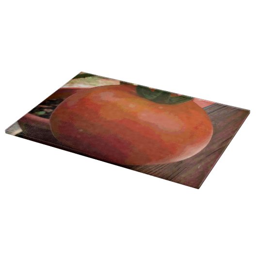 Tomato Red Schneidebrett (Ecke)
