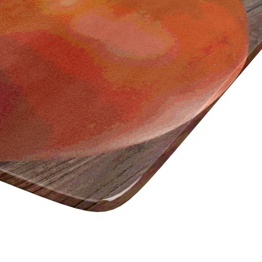 Tomato Red Schneidebrett (Ecke)