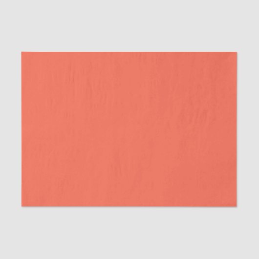 Tomato Red Solid Color Seidenpapier (Vorderseite)