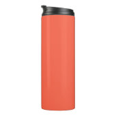 Tomato Red Solid Farbe anpassen Thermosbecher (Nach rechts gedreht)