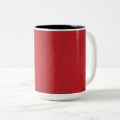 Tomato Red Speckle Keramik Tasse - Anpassbar (VorderseiteRechts)