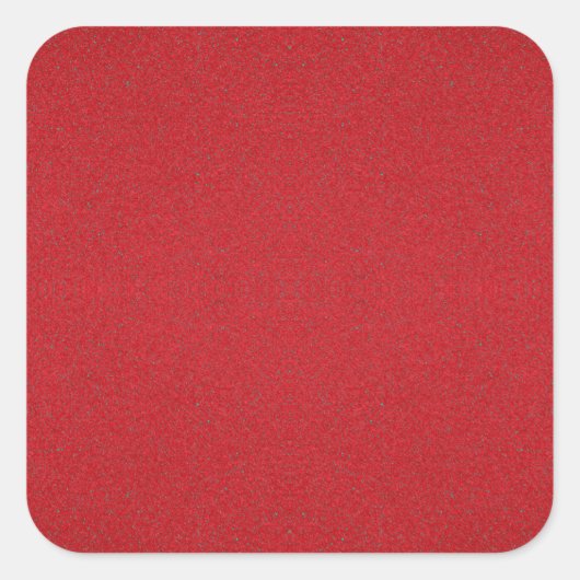 Tomato Red Speckle Vinyl Square Sticker (Custom) (Vorderseite)