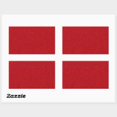 Tomato Red Speckled Rectangle Stickers - Anpassen (Blatt)