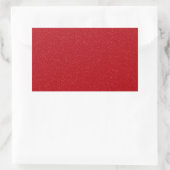 Tomato Red Speckled Rectangle Stickers - Anpassen (Tasche)