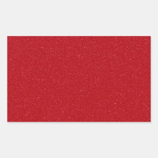 Tomato Red Speckled Rectangle Stickers - Anpassen (Vorderseite)