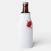 Tomato Red Splash 12-oz Flaschenkühler – Anpassbar (Flaschenvorderseite)