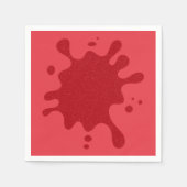Tomato Red Splash Bulk Cocktail Napkins (Custom) Serviette (Vorderseite)