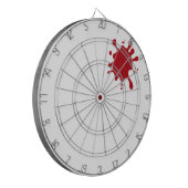 Tomato Red Splash Custom Dartboard Dartscheibe (Vorderseite Links)