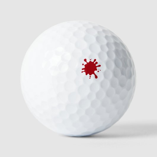 Tomato Red Splash Custom Golf Ball (Vorderseite)