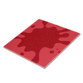 Tomato Red Splash Custom Keramik Tile Fliese (Seite)