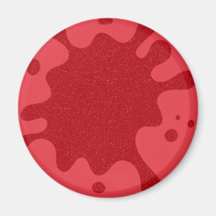 Tomato Red Splash Custom Kühlschrankmagnet