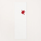 Tomato Red Splash Individueller Yogamatte (Vorderseite)