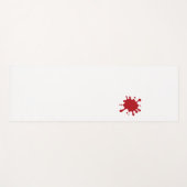 Tomato Red Splash Individueller Yogamatte (Vorderseite (Horizontal))