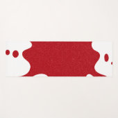 Tomato Red Splash Yoga Mat – Anpassbar Yogamatte (Vorderseite (Horizontal))