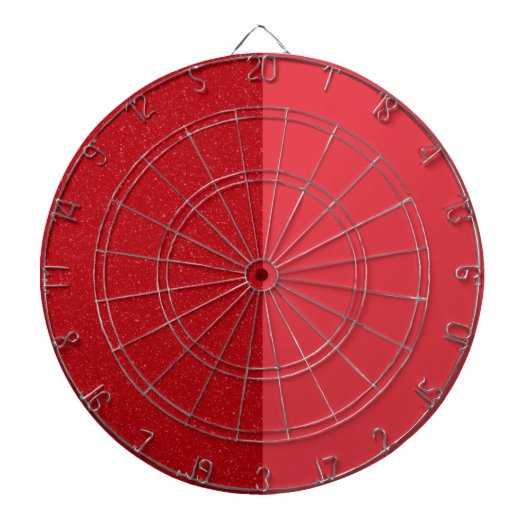 Tomato Red Split Dartboard – Customizable Dartscheibe (vorne)