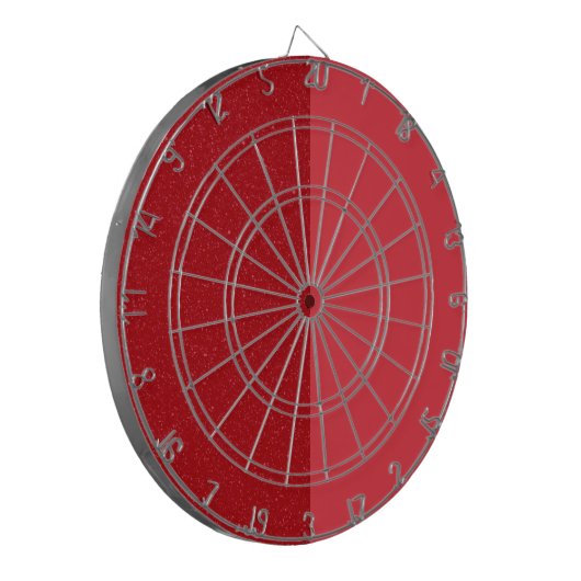 Tomato Red Split Dartboard – Customizable Dartscheibe (Vorderseite Links)