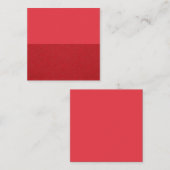 Tomato Red Split-Horizon Note Card - Anpassbar Mitteilungskarte (Vorne/Hinten)