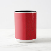 Tomato Red Split Speckle Keramik Tasse - Anpassen (Mittel)