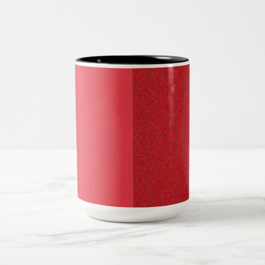 Tomato Red Split Speckle Keramik Tasse - Anpassen (Mittel)