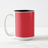 Tomato Red Split Speckle Keramik Tasse - Anpassen (Links)
