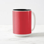 Tomato Red Split Speckle Keramik Tasse - Anpassen (VorderseiteRechts)