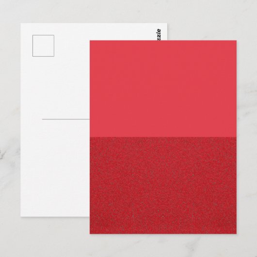 Tomato Red Split Textur Custom Postcard Postkarte (Vorne/Hinten)