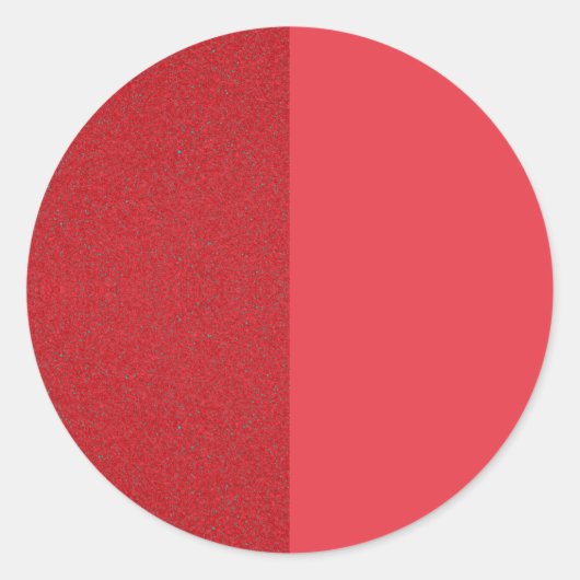 Tomato Red Split Texture Sticker - Anpassbar (Vorderseite)