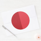 Tomato Red Split Texture Sticker - Anpassbar (Umschlag)