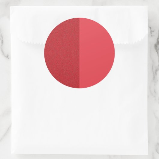 Tomato Red Split Texture Sticker - Anpassbar (Tasche)