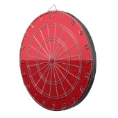 Tomato Red Split Textured Dartboard – Customizable Dartscheibe (Vorderseite rechts)
