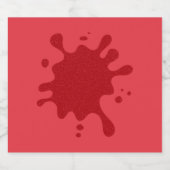 Tomato Red Spritzer Custom Label Alkoholflaschenetikett (Einzelnes Label)