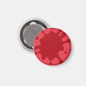 Tomato Red Spritzer Custom Magnet (Vorderseite/Rückseite)