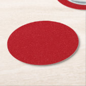 Tomato Red Static Noise Custom Untersetzer Set (Angewinkelt)
