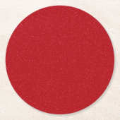 Tomato Red Static Noise Custom Untersetzer Set (Vorderseite)