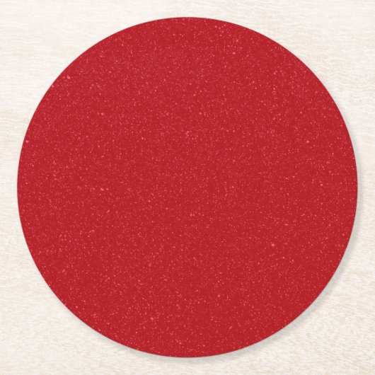 Tomato Red Static Noise Custom Untersetzer Set (Vorderseite)